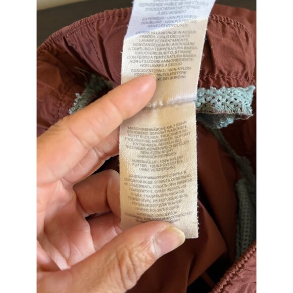 Columbia Mens Small Omni-Shade Maroon Cargo Shorts Drawstring Elastic Waist - Picture 6 of 6